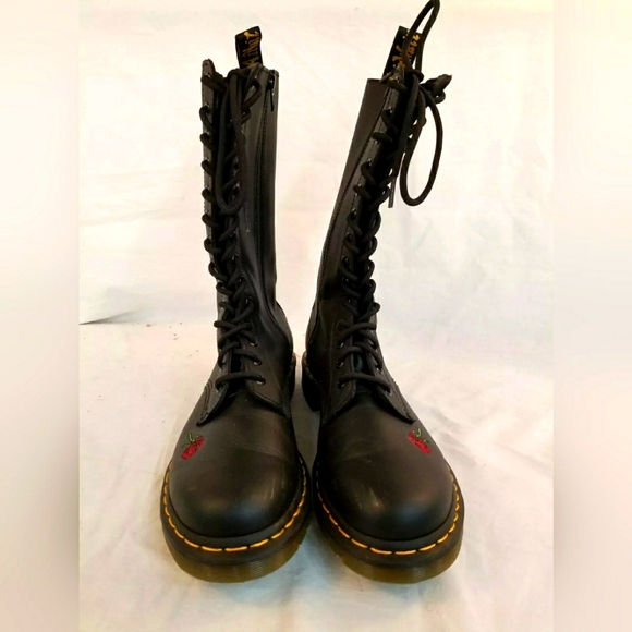 NEW Dr. Martens 1914 Vonda Designer Leather Tall Casual Boot Womens Size 5 - Picture 4 of 8